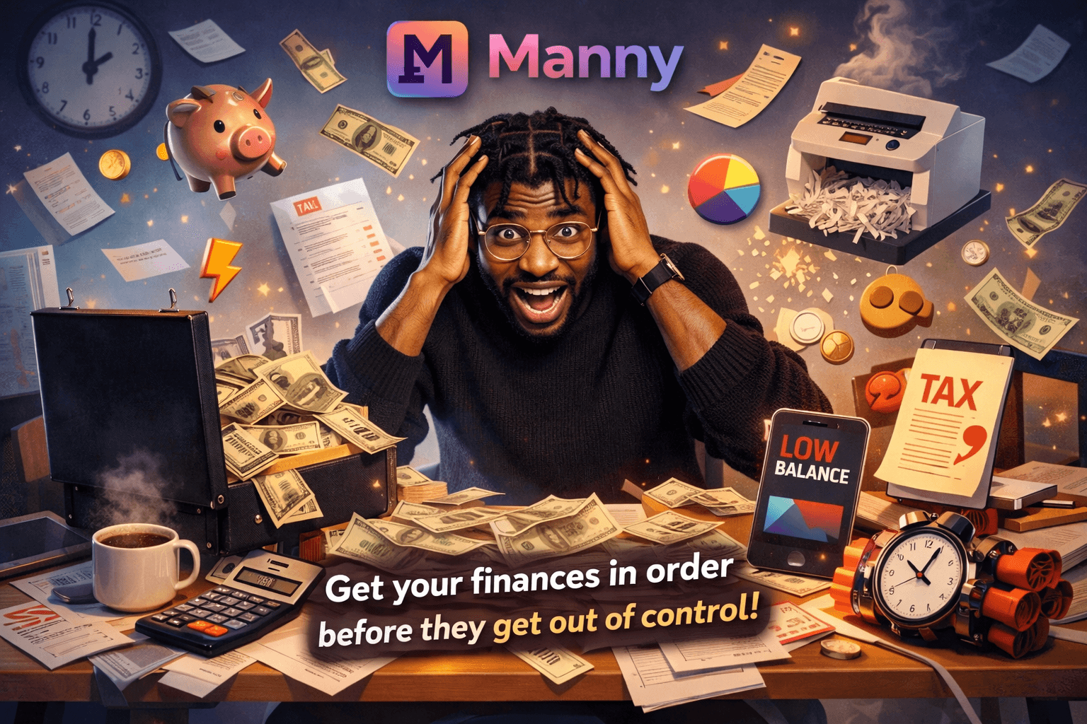 Get your finances in order before they get out of control!